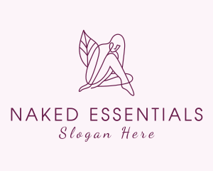 Purple Sexy Woman logo design