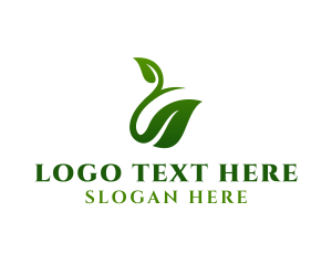 Environmental Organic Leaf logo