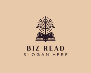 Book Publishing Tree logo design