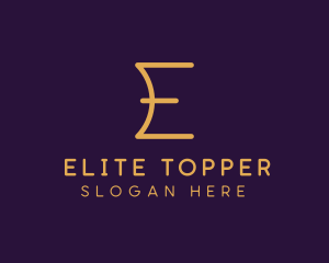 Premium Luxury Letter E Business logo design