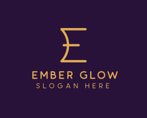 Premium Luxury Letter E Business logo design