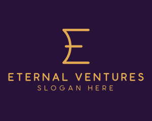 Premium Luxury Letter E Business logo design