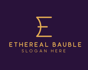 Premium Luxury Letter E Business logo design