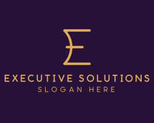 Premium Luxury Letter E Business logo design