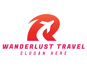 Travel Airplane Flight Logo