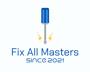 Screwdriver Tool Fix logo design