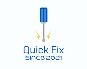 Screwdriver Tool Fix logo design