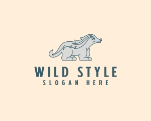 Wild Anteater Animal logo design