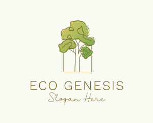 Nature Tree Planting logo design