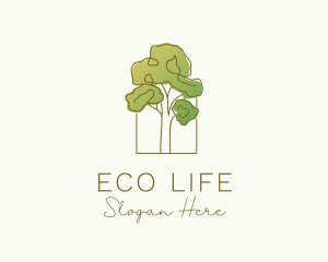 Nature Tree Planting logo design