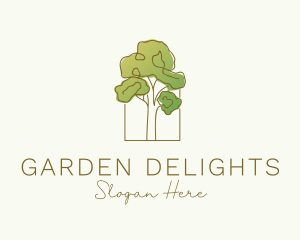 Nature Tree Planting logo design