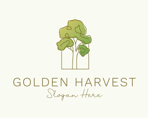 Nature Tree Planting logo design