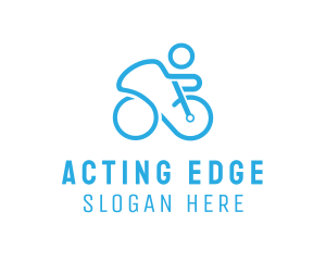 Bicycle Bike Cyclist logo design