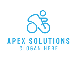 Bicycle Bike Cyclist logo design