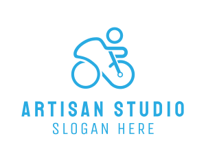 Bicycle Bike Cyclist logo design