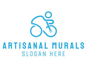 Bicycle Bike Cyclist logo design