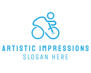 Bicycle Bike Cyclist logo design