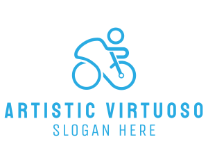 Bicycle Bike Cyclist logo design