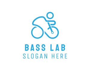 Bicycle Bike Cyclist logo design