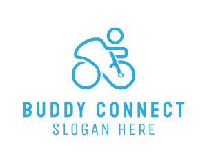 Bicycle Bike Cyclist logo design