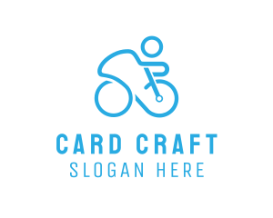 Bicycle Bike Cyclist logo design