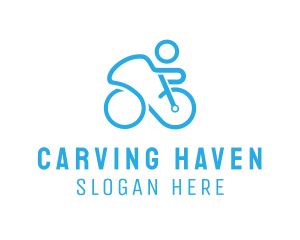 Bicycle Bike Cyclist logo design