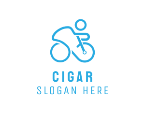 Bicycle Bike Cyclist logo design