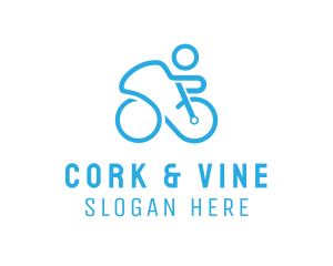 Bicycle Bike Cyclist logo design