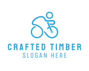 Bicycle Bike Cyclist logo design