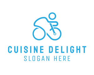 Bicycle Bike Cyclist logo design