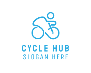 Bicycle Bike Cyclist logo