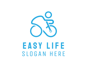 Bicycle Bike Cyclist logo design