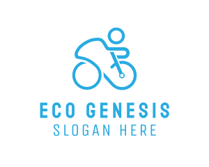 Bicycle Bike Cyclist logo design