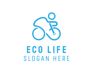 Bicycle Bike Cyclist logo design