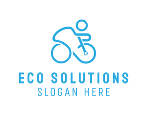 Bicycle Bike Cyclist logo design