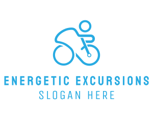 Bicycle Bike Cyclist logo design