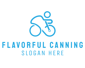 Bicycle Bike Cyclist logo design