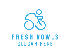 Bicycle Bike Cyclist logo design