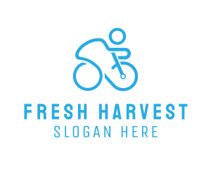 Bicycle Bike Cyclist logo design