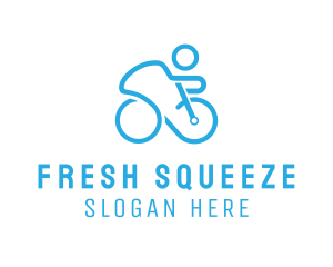 Bicycle Bike Cyclist logo design