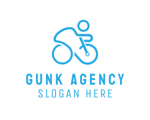 Bicycle Bike Cyclist logo design