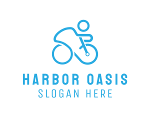 Bicycle Bike Cyclist logo design