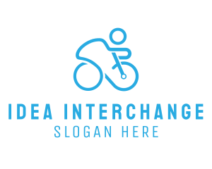 Bicycle Bike Cyclist logo design