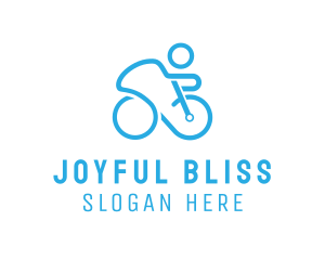 Bicycle Bike Cyclist logo design