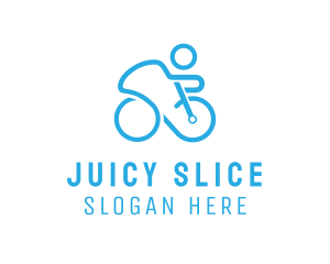 Bicycle Bike Cyclist logo design