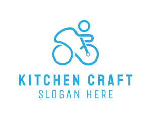 Bicycle Bike Cyclist logo design