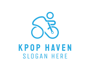 Bicycle Bike Cyclist logo design