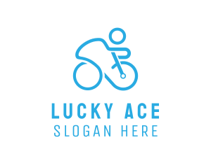 Bicycle Bike Cyclist logo design