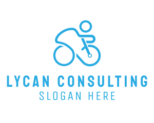 Bicycle Bike Cyclist logo design