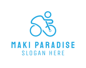 Bicycle Bike Cyclist logo design